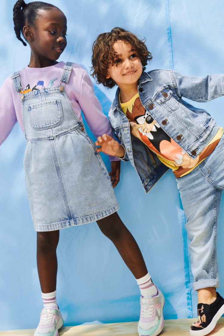 Delights of denim<br><small>It’s time to explore this season’s future-friendly jeans made with more sustainable materials. Discover our fantastic new denim pieces for kids, made partly from recycled cotton!</br></small>